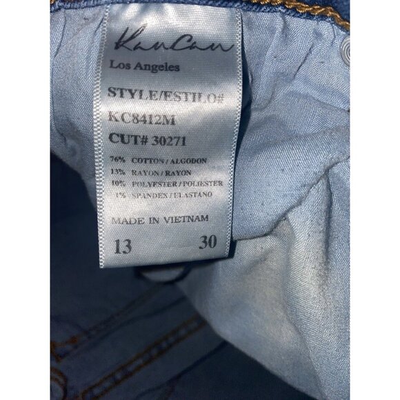 Kancan Jeans Skinny Ankle Distressed Raw Hem Stretch Size 30 - Picture 7 of 7